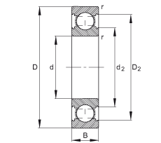 S 6203-C, ăȲYC  DIN 625-1 ˜ʵҪߴ