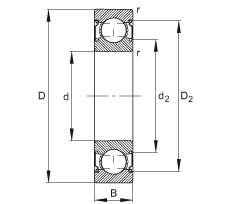 S 6200-C-2Z, ă(ni)Y(ji)(gu)C (j) DIN 625-1 (bio)(zhn)Ҫߴɂ(c)g϶ܷ