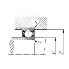 S S6301-2RSR,  DIN 625-1 ˜ʵҪߴ, ͸goɂȴܷ