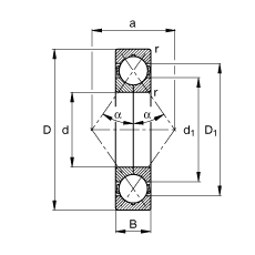 c|S QJ208-TVP,  DIN 628-4 ˜ʵҪߴ, ɷx, ʷփȦ