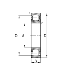 ΝLS 20204-TVP,  DIN 635-1 ˜ʵҪߴ