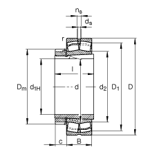 {(dio)ĝLS 21310-E1-K + H310, (j) DIN 635-2 (bio)(zhn)Ҫߴ, F׺;o