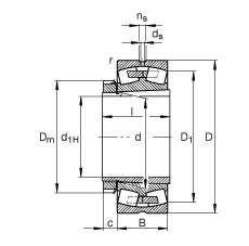 {(dio)ĝLS 23252-B-K-MB + H2352X, (j) DIN 635-2 ˜ʵҪߴ, F׺;o